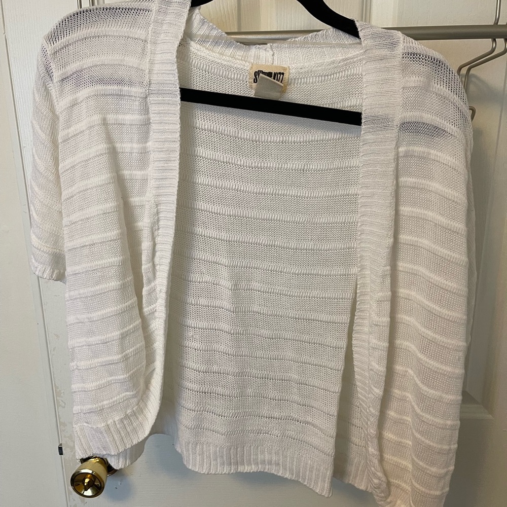 Cropped open cardigan!
